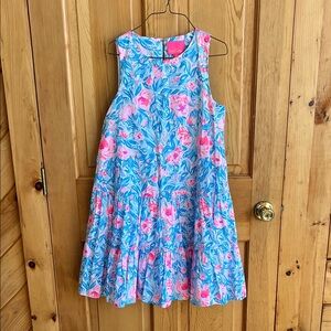 Lilly Pulitzer blue and pink sundress